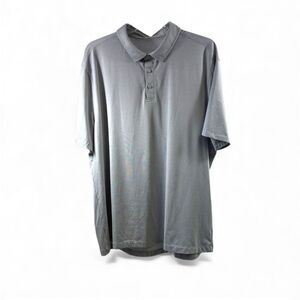 Lululemon Short Sleeve Polo Shirt in Gray Size XXL